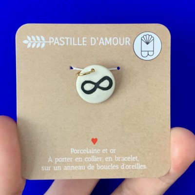 Pastille d'Amour V symbole infini