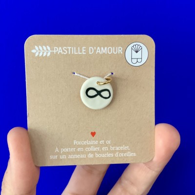 Pastille d'Amour W symbole infini