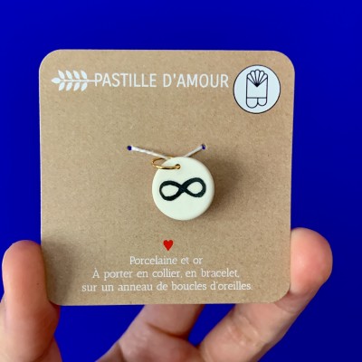 Pastille d'Amour N symbole infini